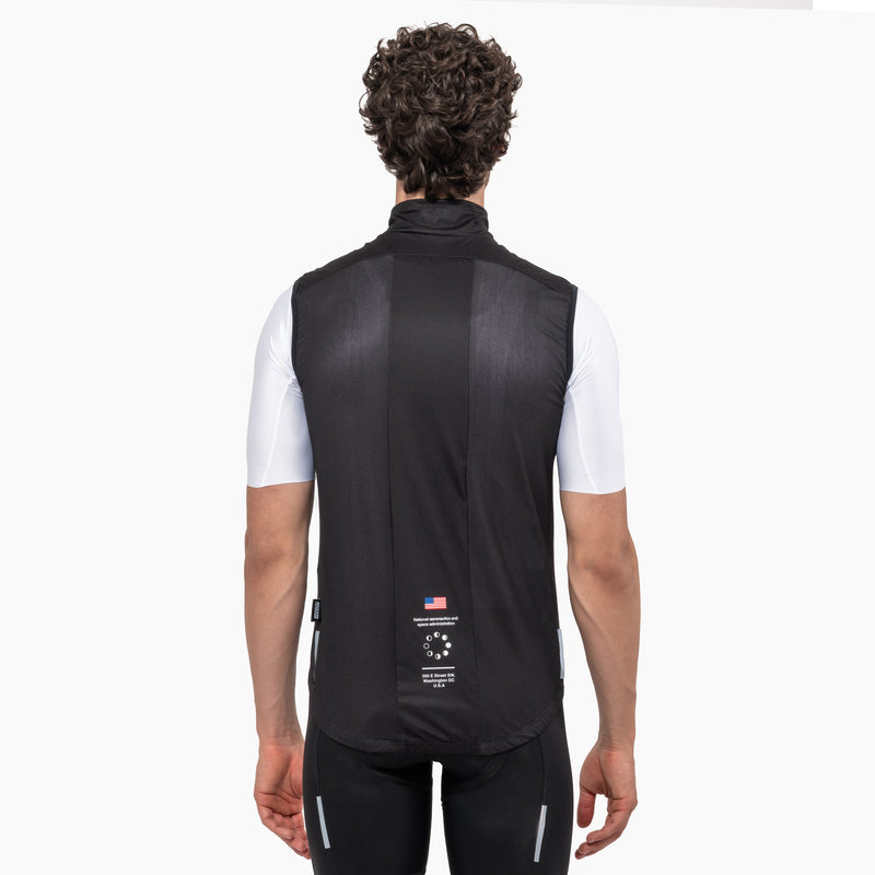 Scicon Gilet Antivento Space Agency01 Nero Prezzo Ridotto