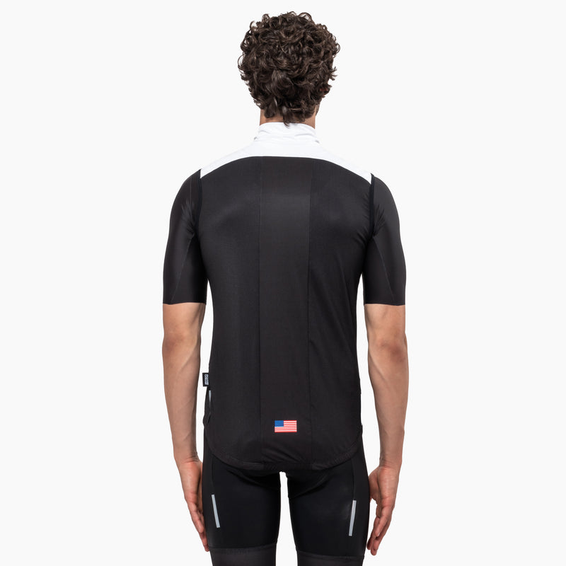 Scicon Gilet Antivento Space Agency10 Nero/Bianco Sottocosto