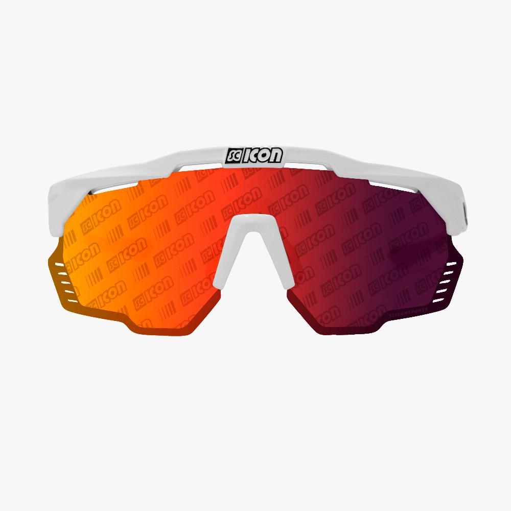 Scicon Occhiali Sportivi Aeroshade Kunken Bianco/Lenti Rosse Sconti questo mese