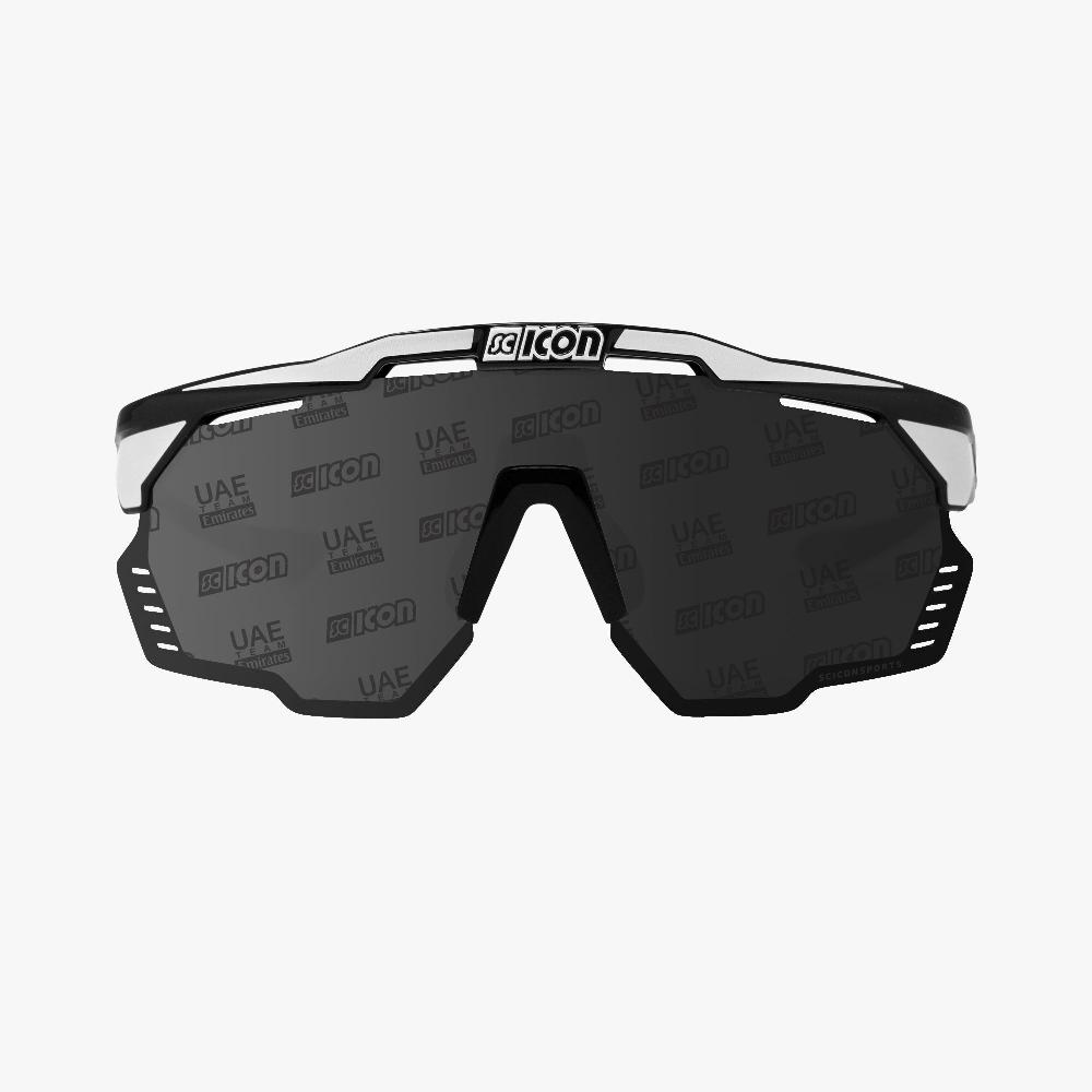 Scicon Occhiali Sportivi Aeroshade Kunken Neri/Lenti Argento Italia