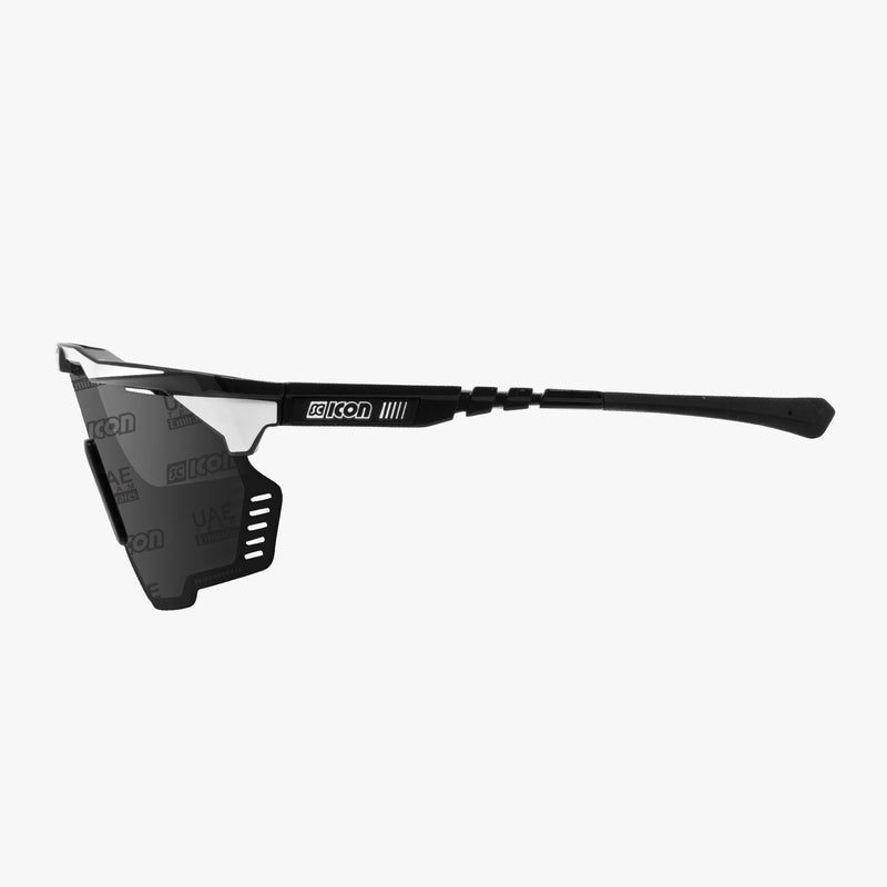 Scicon Occhiali Sportivi Aeroshade Kunken Neri/Lenti Argento Italia