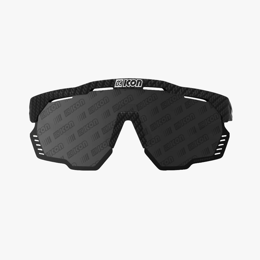 Scicon Occhiali Sportivi Aeroshade Kunken Carbon/Lenti Argento In Linea