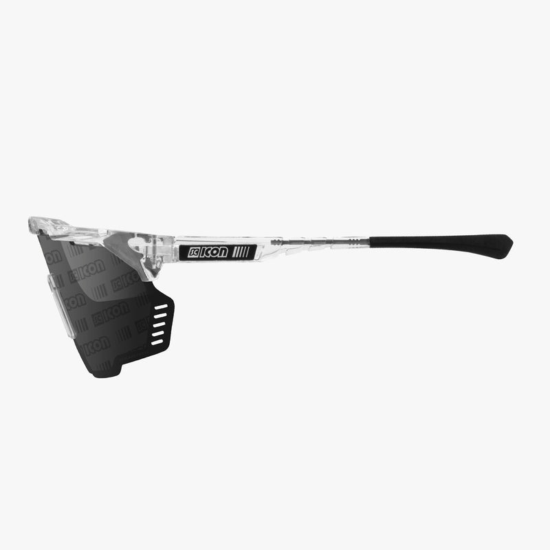 Scicon Occhiali Sportivi Aeroshade Kunken Cristallo/Lenti Argento Qualità