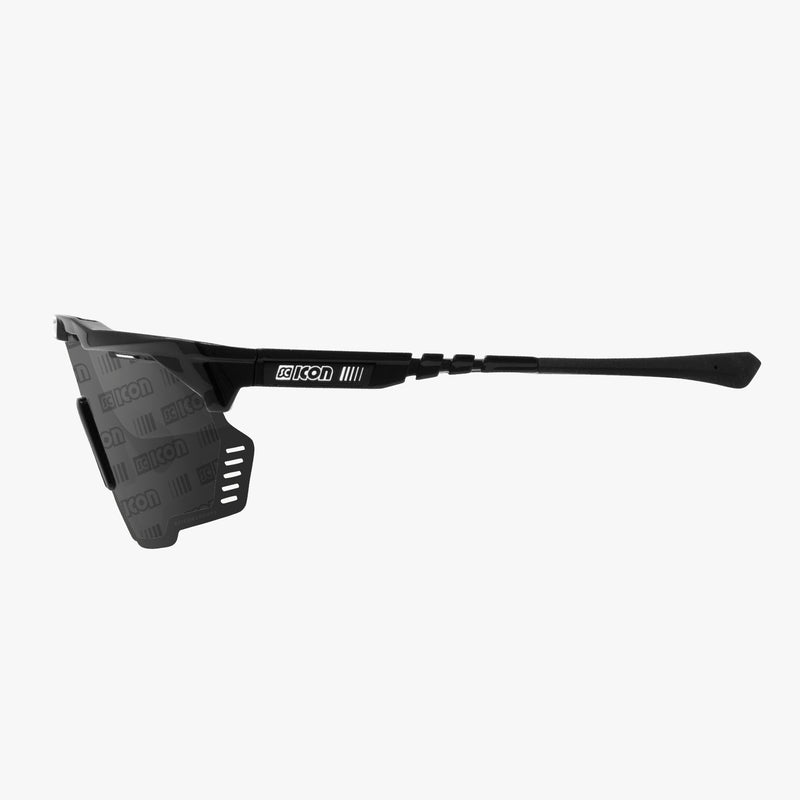 Scicon Occhiali Sportivi Aeroshade Kunken Nero/Lenti Argento Vendita