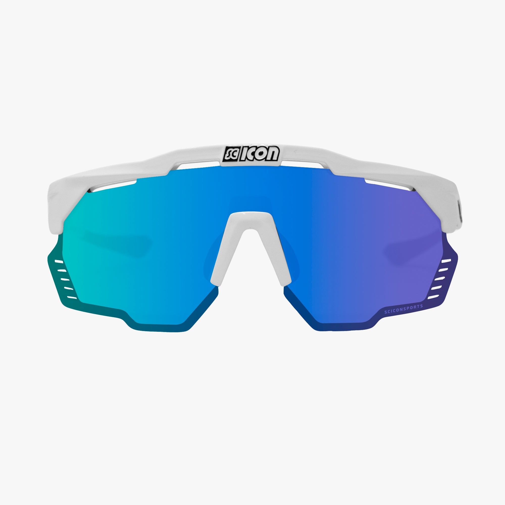 Scicon Aeroshade Kunken Occhiali Ciclismo Bianco/Blu Offerta