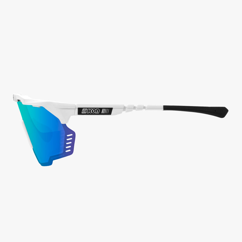 Scicon Aeroshade Kunken Occhiali Ciclismo Bianco/Blu Offerta