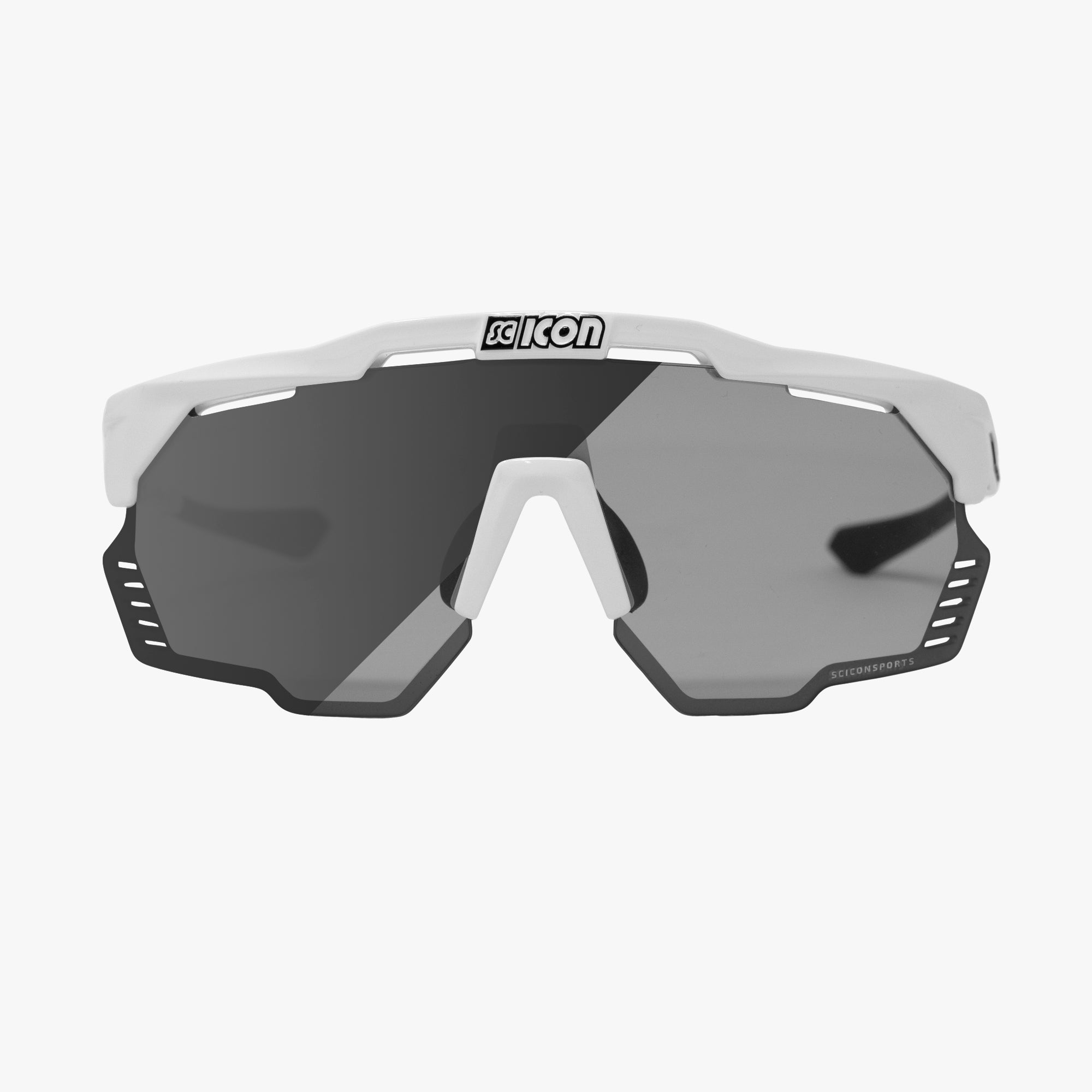 Scicon Aeroshade Kunken Occhiali Ciclismo Bianco/Argento Hotsell