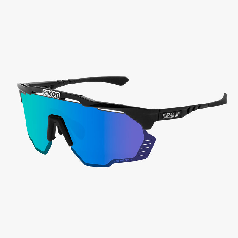 Scicon Aeroshade Kunken Occhiali Ciclismo Nero/Blu